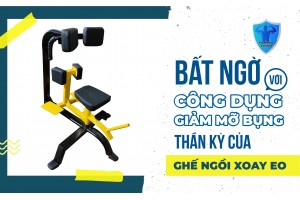 BẤT NGỜ VỚI CÔNG DỤNG GIẢM MỠ BỤNG THẦN KỲ CỦA GHẾ NGỒI XOAY EO